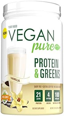Vegan Pure Protein &amp; Greens Vanilla