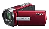 Sony DCR-SX45ER SD Camcorder (60-fach opt. Zoom, 7,6 cm (3 Zoll) Display, bildstabilisiert) rot