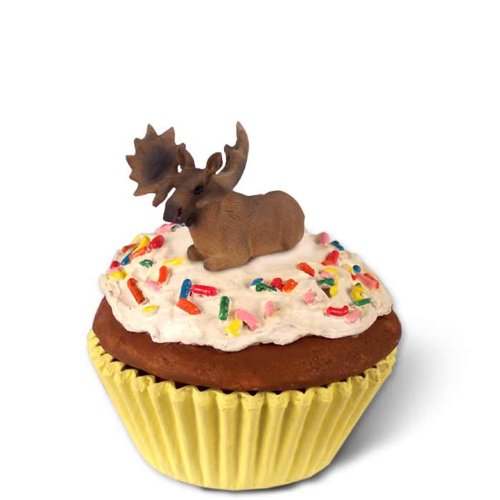 Moose Bull Cupcake Trinket Box