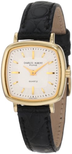 Charles-Hubert, Paris Women's 6681-GW Premium Collection Gold-Plated Stainless Steel Watch
