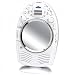 Jensen JCR-540 AM/FM Stereo Shower Radio and CD Player with Fog Resistant Mirror