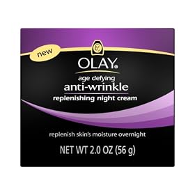 Olay Night Cream, Anti-wrinkle, 2-Ounce Bottle (Pack of 2)
