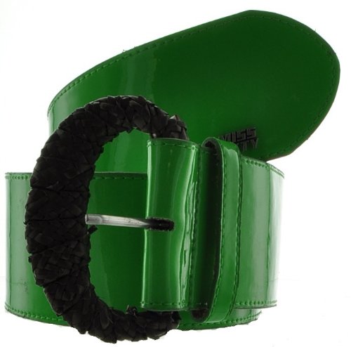Miss Sixty Green Polyurethane Belt
