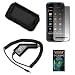 Cell Phone Accessories Bundle for Nokia 5800 XpressMusic (Includes; Premium Leather Side Carry Case, Rapid Car Charger, Custom LCD Screen Protector, Generation X Antenna Booster)