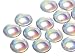 Produkt-Bild: Cabochons | Glasnuggets | Schmucksteine | Rund, 15.0mm, Crystal-AB, 30 St&uuml;ck