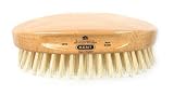 Oval White Bristle Hair Brush