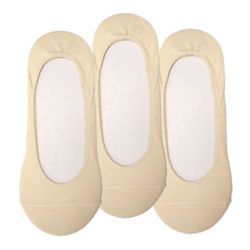 Ecoland Men's Organic Cotton No Show Loafer Liner Socks - 3 Pack