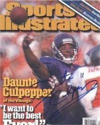 Duante Culpepper Autographed/Hand Signed Sports Illustrated Magazine (Minnesota Vikings)