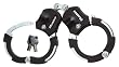 Master Lock Schloss im Handschellen-Design Street Cuff (1 Kettenglied) , schwarz, High-tech ABS beschichtet