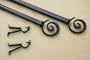 A&F Rod D�cor - NEW Decorative Curtain Rod #27, 48-84 inch, black