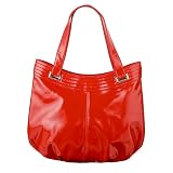 Xhilaration Glossy Tote Bag - Red