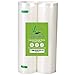 Premium!! VacYaYa 2 Pack 11x50 Embossed Food Saver Seal a Meal Vacuum Sealer Packing Bags Rolls for Food Saver Seal a Meal Vac Sealer Heavy Duty BPA Free Sous Vide Vaccume Safe Cut to Request Size