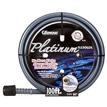 Gilmour 20-58100 20 Series Platinum 8 Ply Flexogen Hose 5/8-Inch by 100-Feet, Platinum