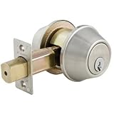 Master Lock DSNC0732D34ULDD046 Commercial Double Cylinder Deadbolt, Satin Chrome Finish Master Lock DSNC0732D34ULDD046 Commercial Double Cylinder Deadbolt, Satin Chrome Finish