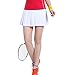TopTie Running Skirts Casual Gym Tennis Skirt with Shorts