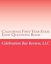 California First Year Exam Essay Questions Book