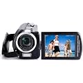 Aiptek AHD H350 Full HD Camcorder (SD/ SDHC Kartenslot, 5 Megapixel, 5-fach optischer Zoom, 7,6 cm (3 Zoll) Display, HDMI) schwarz