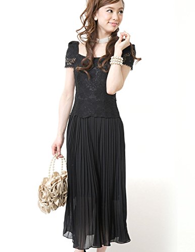 (プールヴー) PourVousワンピース ドレス パーティードレス フォーマルドレス ミセス フォーマルワンピース お呼ばれ 結婚式 二次会 披露宴 大きい 大きいサイズ 半袖 ロング Aライン シフォン 1577