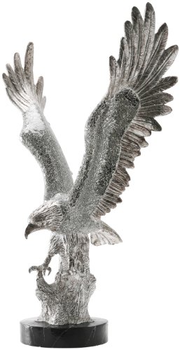 Kare 68253 Deko Figur Mosaik Eagle 0.9 x 0.56 x 0.32 m Polyresin, Glas