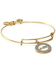 Alex and Ani "Sorority" Alpha Sigma Tau Expandable Wire Bangle Bracelet
