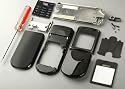 FREE Screwdrivers + KEYPAD! New PURE BLACK ORIGINAL OEM GENUINE Metal FULL Housing /Facia /Fascia /Cover/ Case/ Faceplate for Nokia 8800 SIROCCO (More than 60% DISCOUNTS!!!)