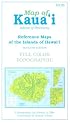 Map of Kauai; Island of Discovery: Reference Maps of the Islands of Hawaii; Full Color Topographic