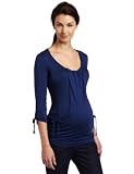 Jules  Jim Women's Maternity Three-fourt Sleeve Top With Pockets
