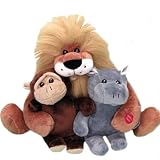 The Lion Sleeps Tonight Musical Jungle Animals Gift Set