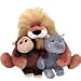 The Lion Sleeps Tonight Musical Jungle Animals Gift Set - Great Christmas Holiday Gift Idea for Kids
