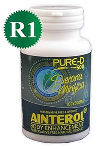 Pueraria Mirifica 500mg Pure-D R1 Capsules 100% New Stronger Strain - Grown in Thailand