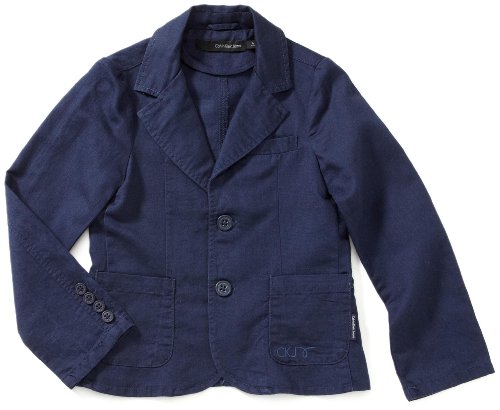 Calvin Klein Jeans Jungen Blazer CBN019 T2M08, Gr. 128 (8 Jahre), Blau (792) Preisvergleich