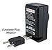 AC/DC travel digital video battery charger