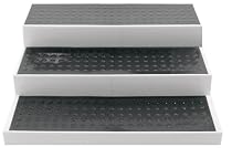 Copco 2555-9624 Narrow Non-Skid 3-Tiered Shelf Organizer