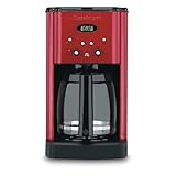 Cuisinart DCC-1200MR Brew Central 12-Cup Programmable Coffeemaker, Metallic Red