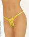 Sensual Mystique Crotchless butterfly applique g-string 70023
