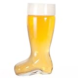 2 Liter Glass Beer Boot-Machine Pressed