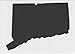 Pack of 3 Connecticut State Stencils Made from 4 Ply Mat Board 16x20, 11x14, 8x10