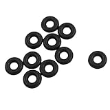 uxcell ラバーOリング　油のシール　ブラック　自動車ボイラー　 8mm外径　 2.4mm厚さ　10個
