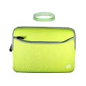 Green Amazon Kindle DX Carrying Sleeve With Extra Pocket + Live*Laugh*Love Wrist Band!!! (Kindle DX Not Included)