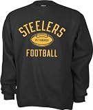 Pittsburgh Steelers End Zone Work Out Crewneck Sweatshirt - Large