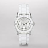 Relic by Fossil Ladies Multi-Function White Strap Quartz Dress Watch ZR15582