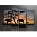 Image sur toile 130 x 80 cm Mod�le N� XXL 6066 l'Afrique Tableaux pour la mur, encadr�s, pr�ts � poser, tout les images sur ch�ssis g�ant bois v�ritable.