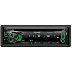 Kenwood KDC-3054UG Autoradio (CD/MP3-Tuner, USB und AUX-IN, gr�n)