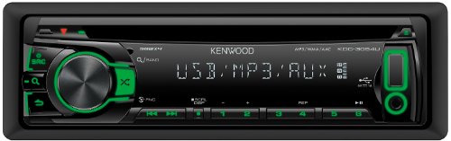 Kenwood KDC-3054UG Autoradio (CD/MP3-Tuner, USB und AUX-IN, grün)