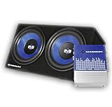 New 1000 Watt MTX Magnum System 2-12 Subs & Amp w/ Box