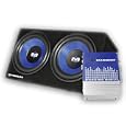 New 1000 Watt MTX Magnum System 2-12" Subs & Amp w/ Box
