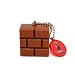Super Mario Bros. Mini LCD Watch Key Chain - Brick Block Figure