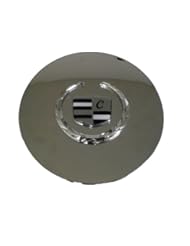 Automotive Parts and Accessories: Set of 4 Cadillac Seville, Deville, El Dorado, DTS Chrome Wheel Center Cap with Chrome Wreath and Crest - Otis Inc LA