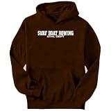 Surf Boat Rowing ATHL DEPT Sports Mens Hoodie (Brown, Sizes X-Small - XXX-Large)