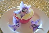 Edible Lily Flowers -Set of 12 - Cake and Cupcake Toppers, Decoration